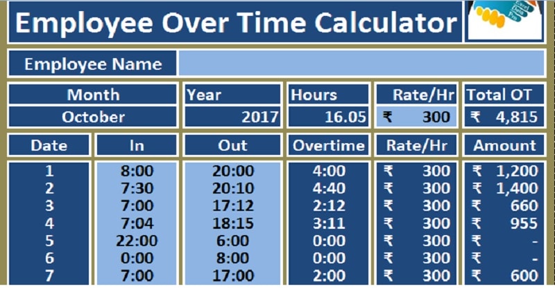 Yearly Income Calculator With Overtime Kieramilosz