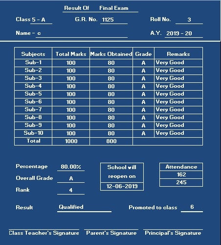 Excel Student Grade Sheet Template Qlerohope