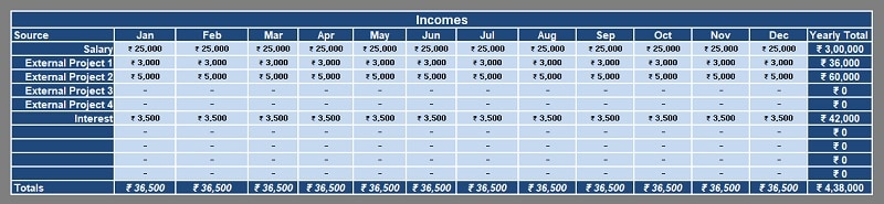 Income Register