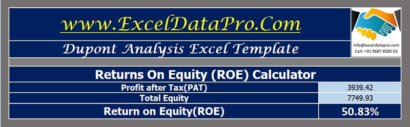 ROE Calculator with DuPont Analysis