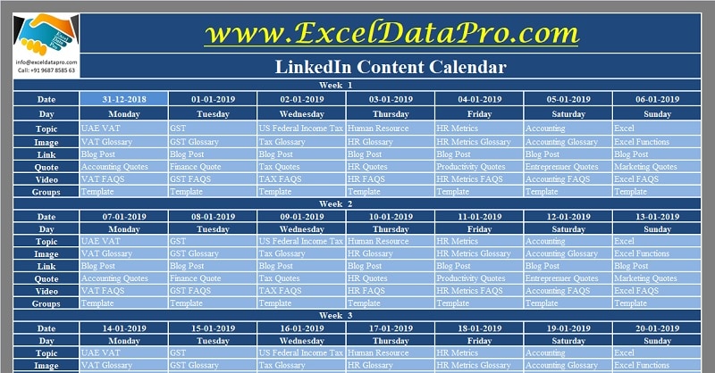 Impermeable haz Distinguir calendario social media 2020 excel Grave