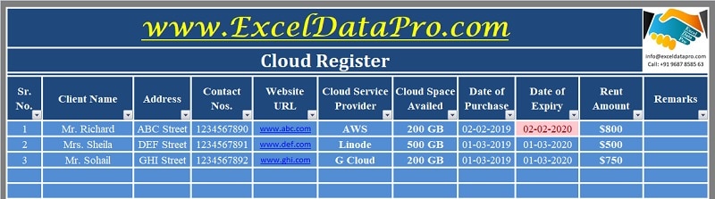 Cloud Register